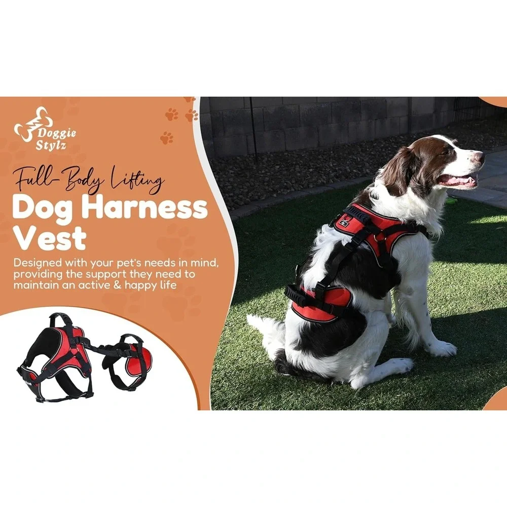 Size‎ S Doggie Stylz Full Body Lift Harness for Front & Rear Dog Support